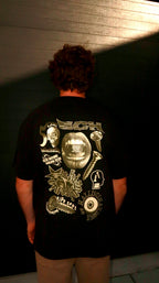 BITS AND PIECES TEE - HALLUCINATION MOSS