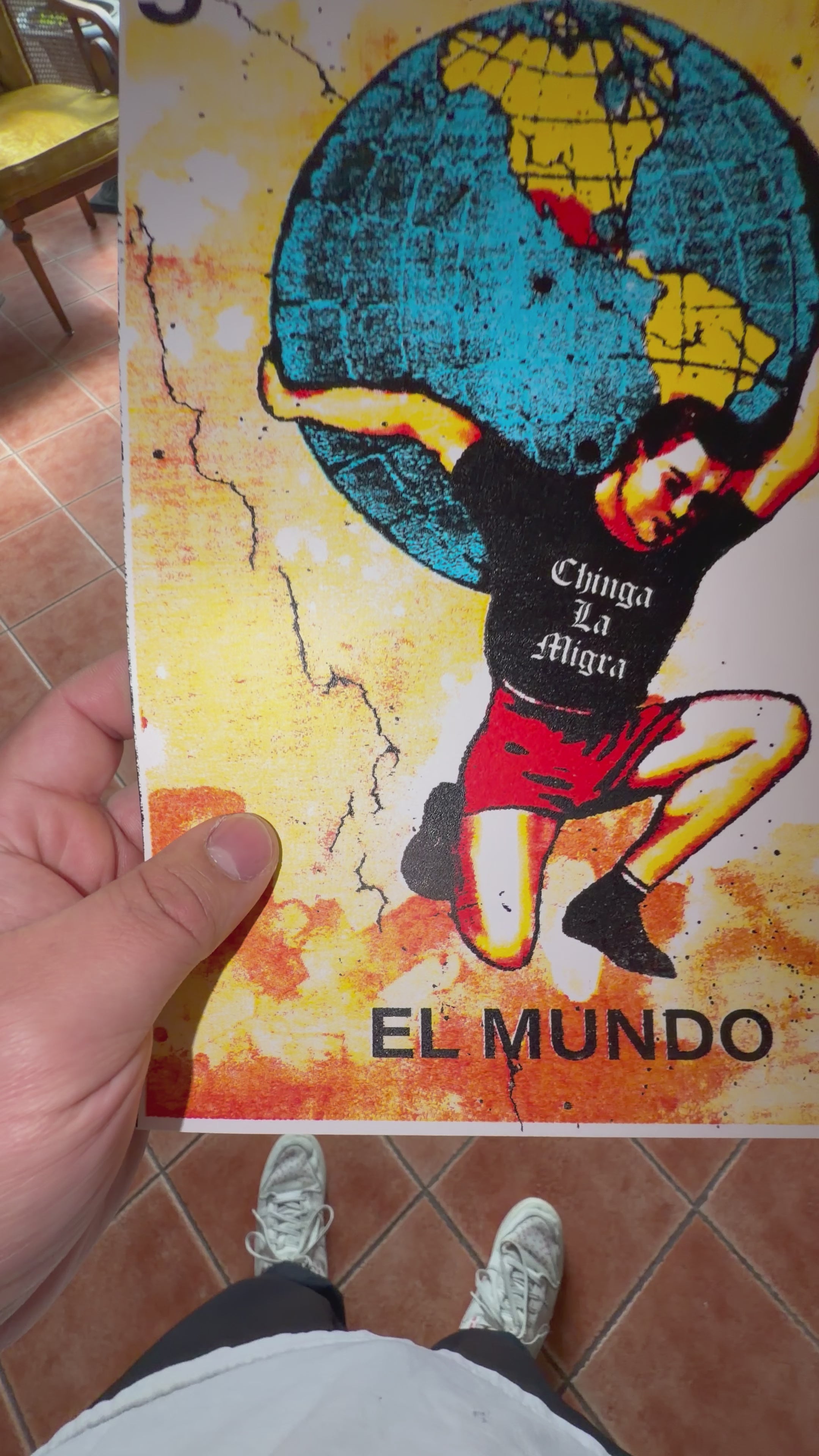 CHINGA LA MIGRA // SCREEN-PRINTED POSTER